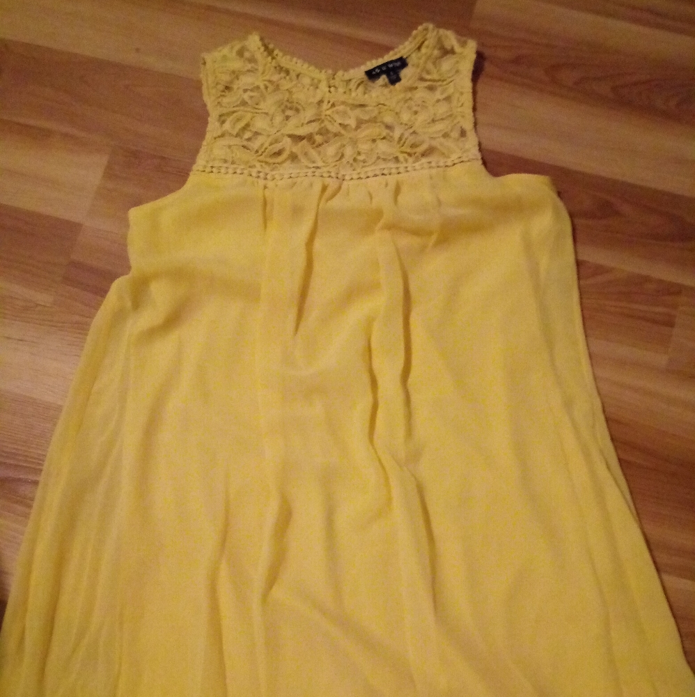 Yellow sun dress
